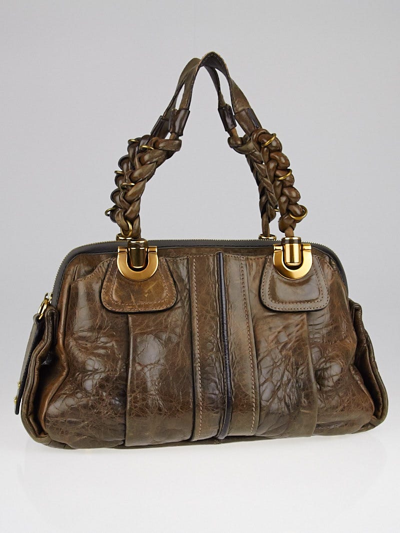 あ*コ様 【Chloé 】エロイーズ（Heloise）ブラウン　保管袋つき Chloe Brown Leather Small Heloise Bag | Yoogi's Closet