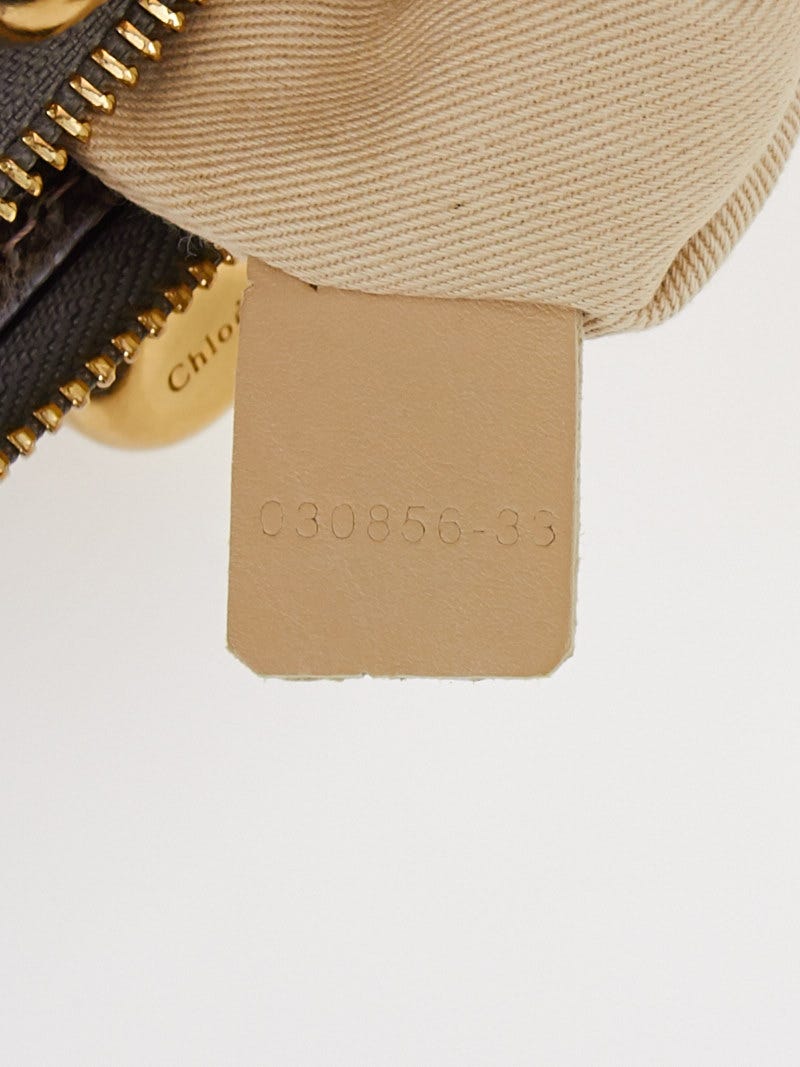 Chloe Brown Leather Small Heloise Bag | Yoogi's Closet
