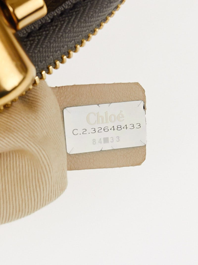 Chloe Brown Leather Small Heloise Bag | Yoogi's Closet