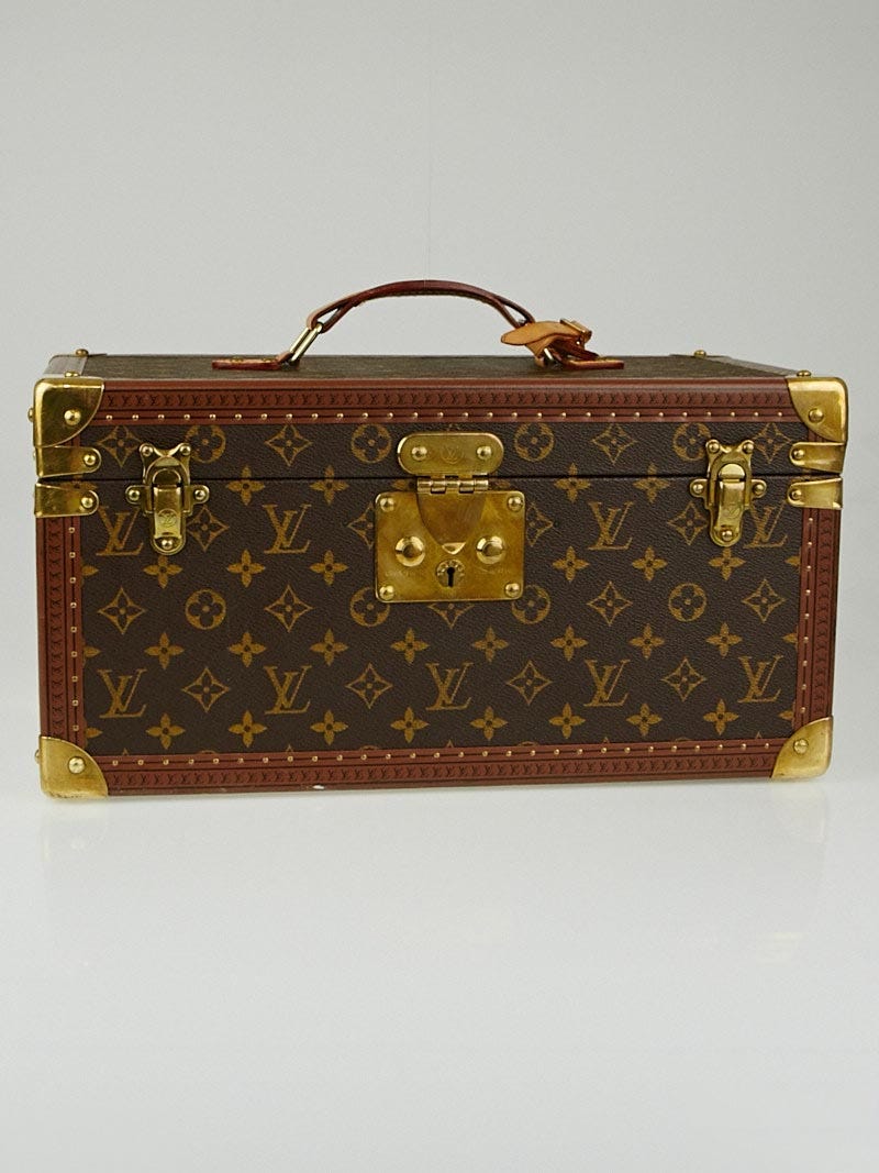 Louis Vuitton Vintage Monogram Cosmetic Travel Train Case  Louis vuitton  makeup bag, Vintage louis vuitton, Louis vuitton