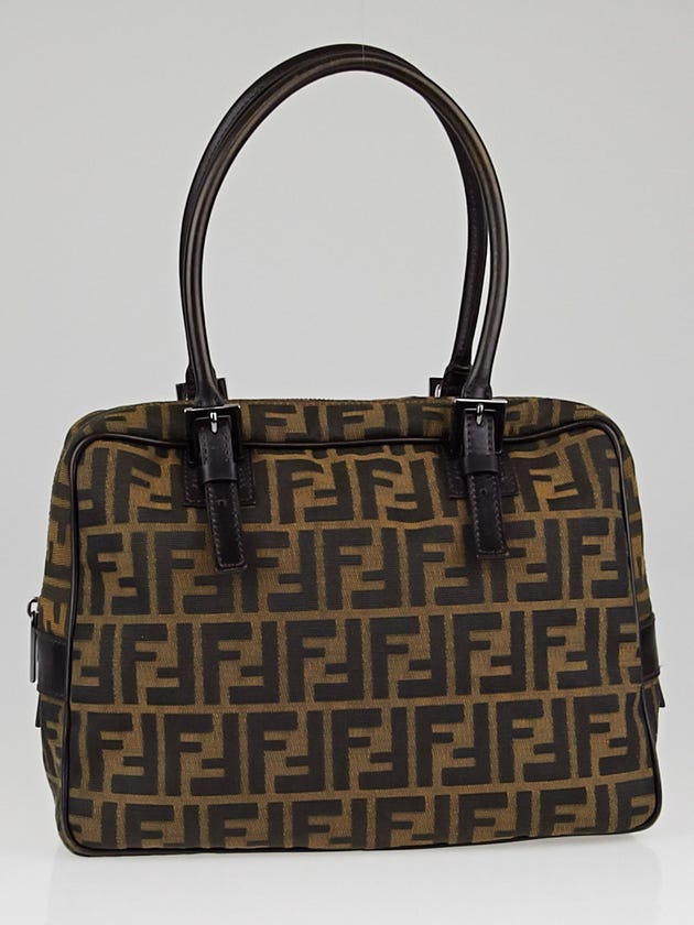 Fendi Tobacco Zucca Print Canvas Borsa Tote Bag - 8BN0005