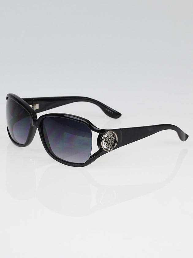 Gucci Black Frame Crest Sunglasses - 3059/S