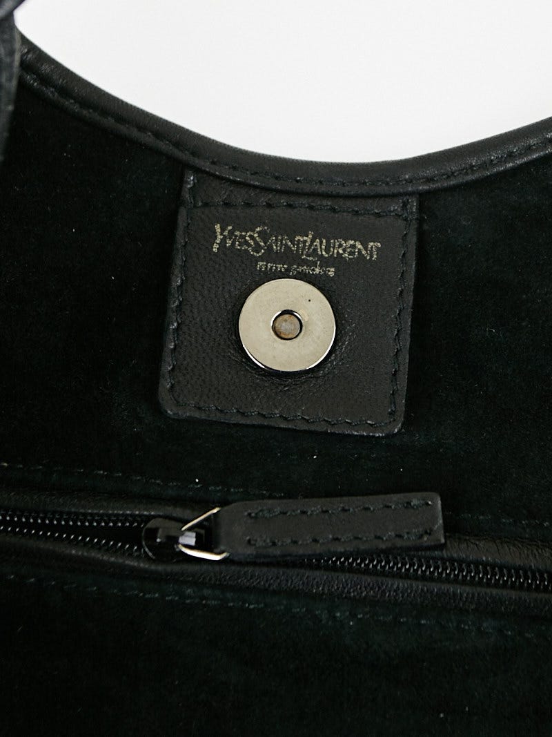 Yves Saint Laurent Black Leather Mini Mombasa Horn Bag - Yoogi's