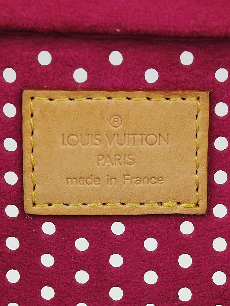 Louis Vuitton - Orange Monogram Perforated Trocadero Mini
