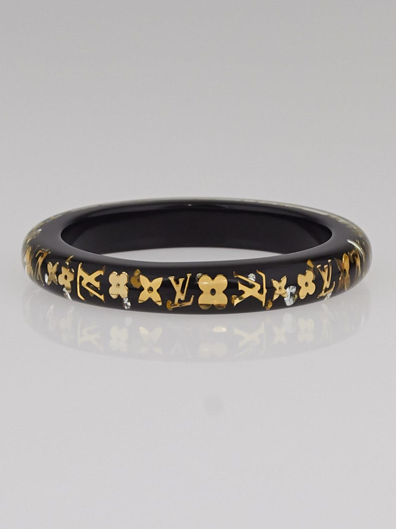 Louis Vuitton Black Monogram Inclusion TPM Bracelet 