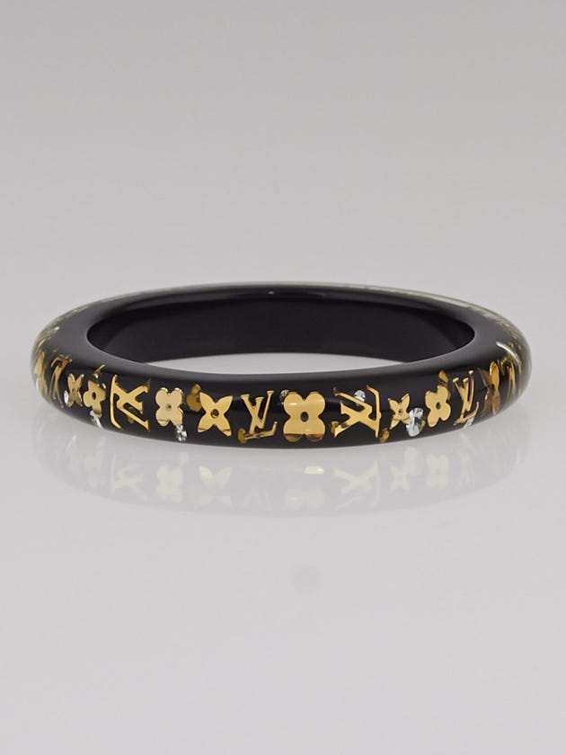 Louis Vuitton Black Monogram Inclusion TPM Bracelet