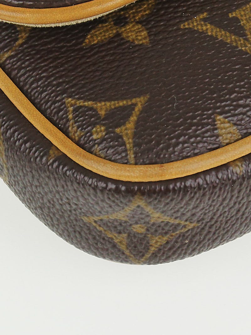 Louis Vuitton Brown Monogram Pochette Cancun Cloth ref.954558