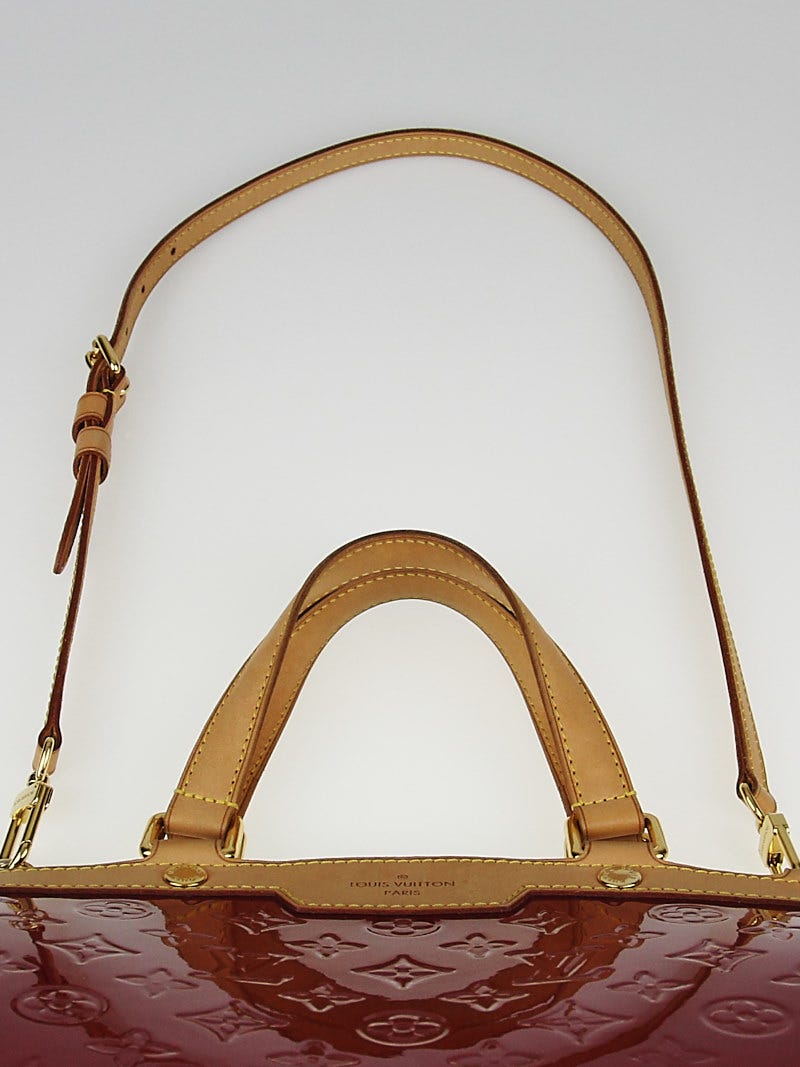 Louis Vuitton Monogram Vernis Brea MM - Burgundy Handle Bags