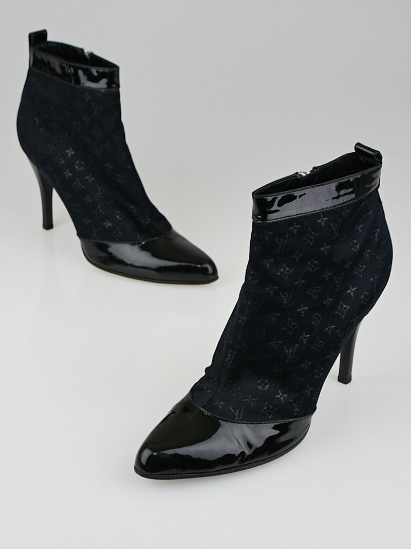 Louis Vuitton - Authenticated Ankle Boots - Patent Leather Black Plain for Women, Never Worn