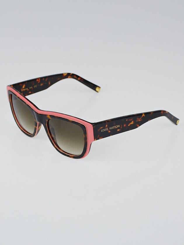 Louis Vuitton Tortoise Shell and Pink Frame Aster Sunglasses