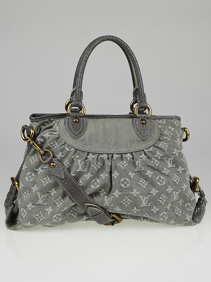 Louis Vuitton Grey Denim Monogram Denim Neo Cabby MM Bag