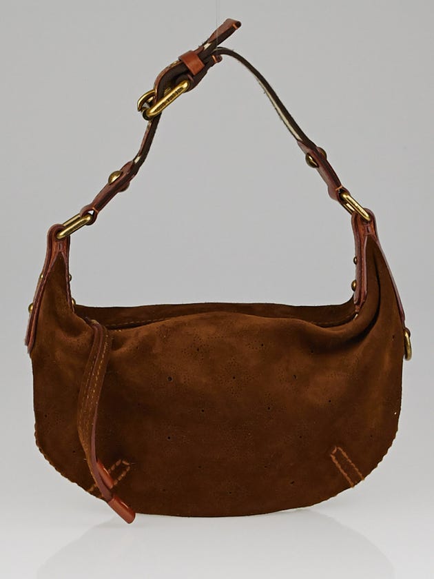 Louis Vuitton Limited Edition Cacao Monogram Suede Onatah PM Bag