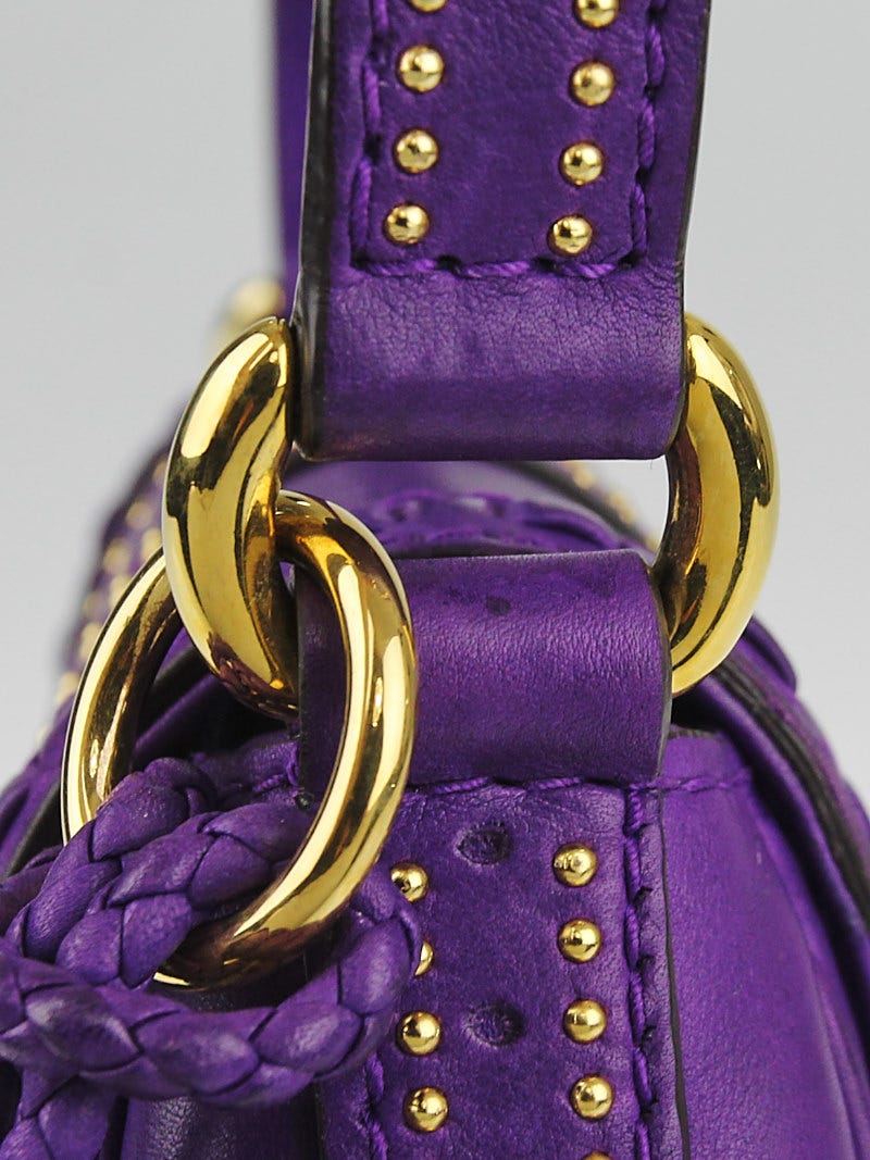 Purple hot sale gucci handbag