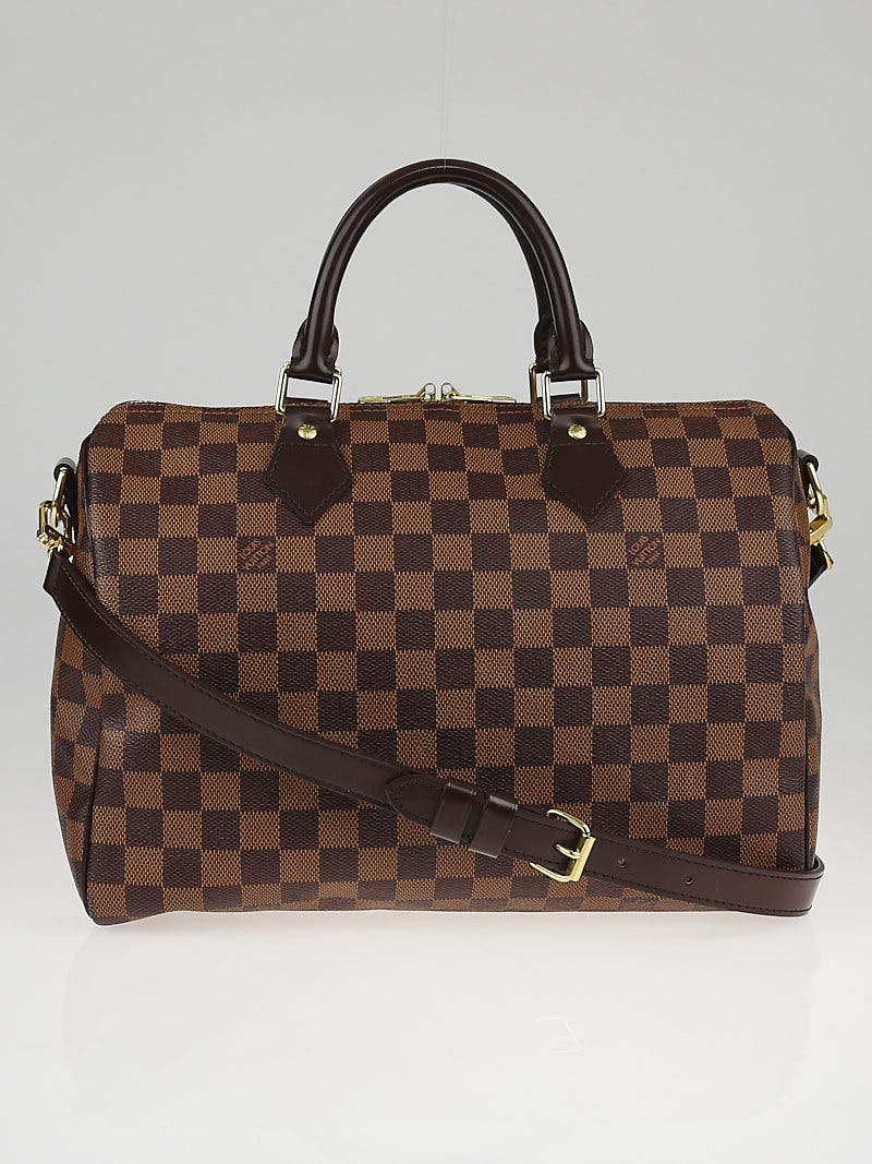 Louis Vuitton Speedy Bandouliere 30 Brown Canvas Coated for sale online   eBay