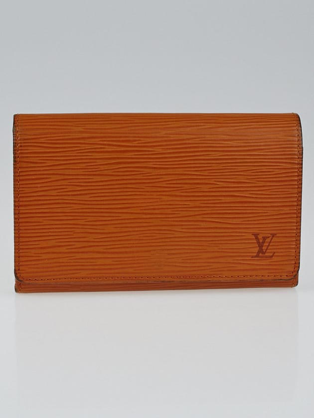 Louis Vuitton Cipango Gold Epi Leather Tresor Wallet