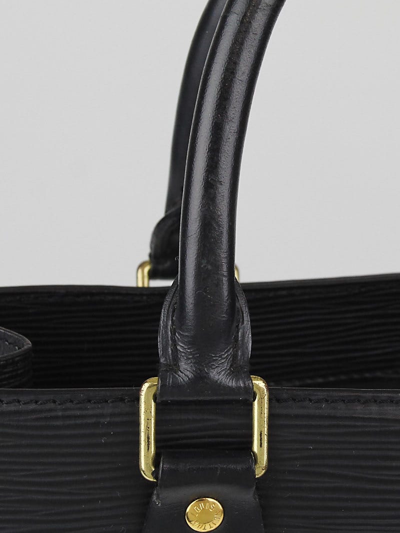 Louis Vuitton Black Epi Leather Sac Plat PM Bag - Yoogi's Closet