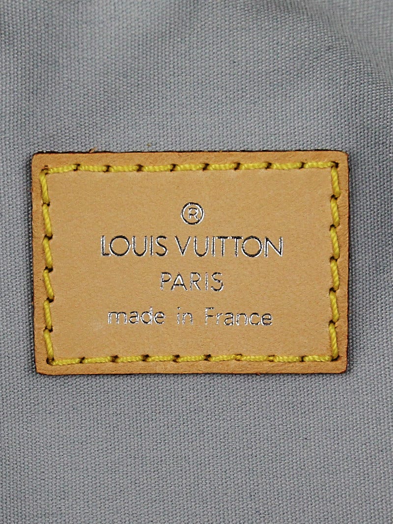 LOUIS VUITTON Silver Mirror Monogram Vinyl and Vachetta Leather