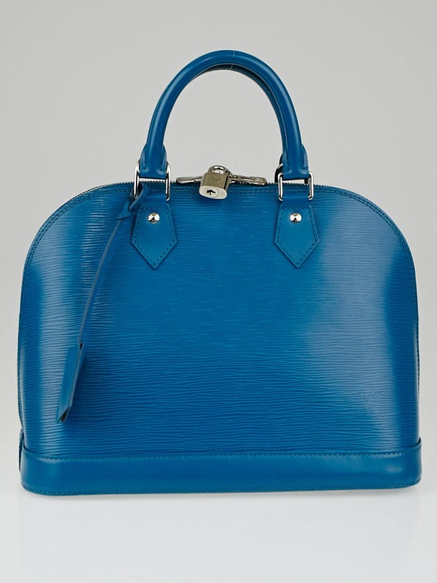 Louis Vuitton Cyan Epi Leather Alma PM Bag