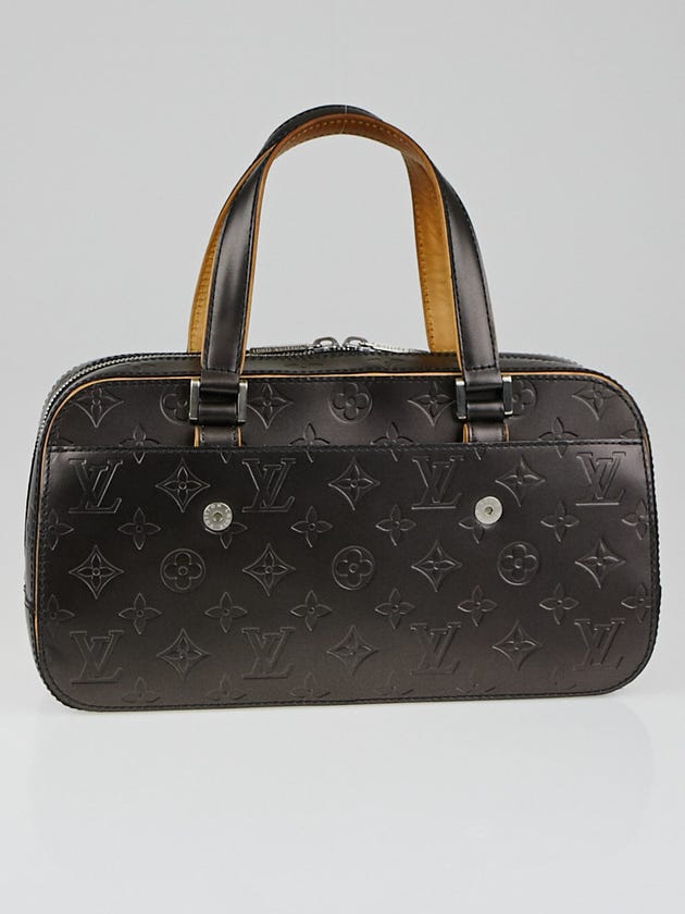 Louis Vuitton Black Monogram Mat Shelton Bag