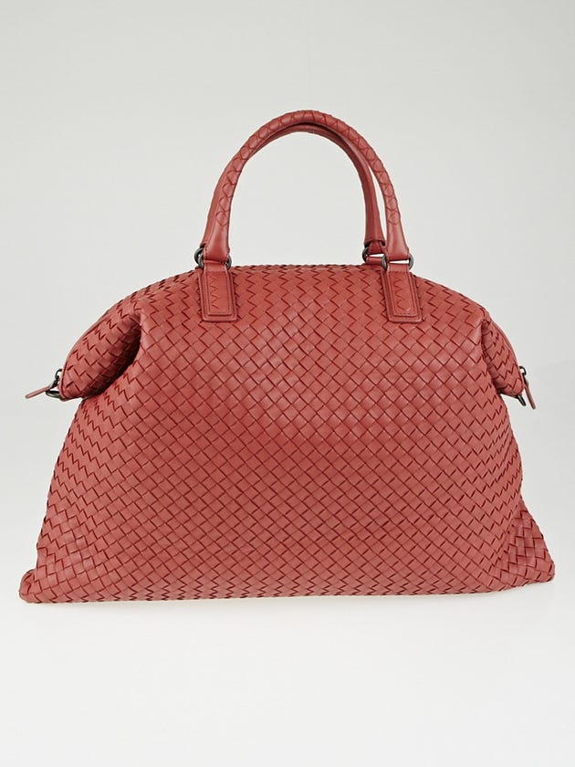 Bottega Veneta Appia Intrecciato Woven Nappa Leather Convertible Tote Bag