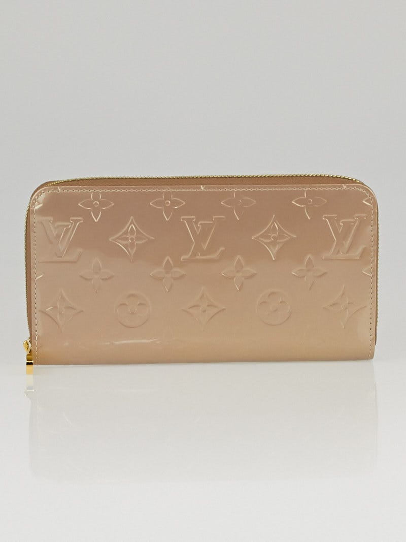 Authentic Louis Vuitton Beige Monogram Vernis Wallet