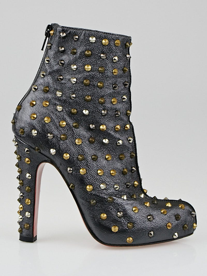 Christian louboutin discount ariella studded boots