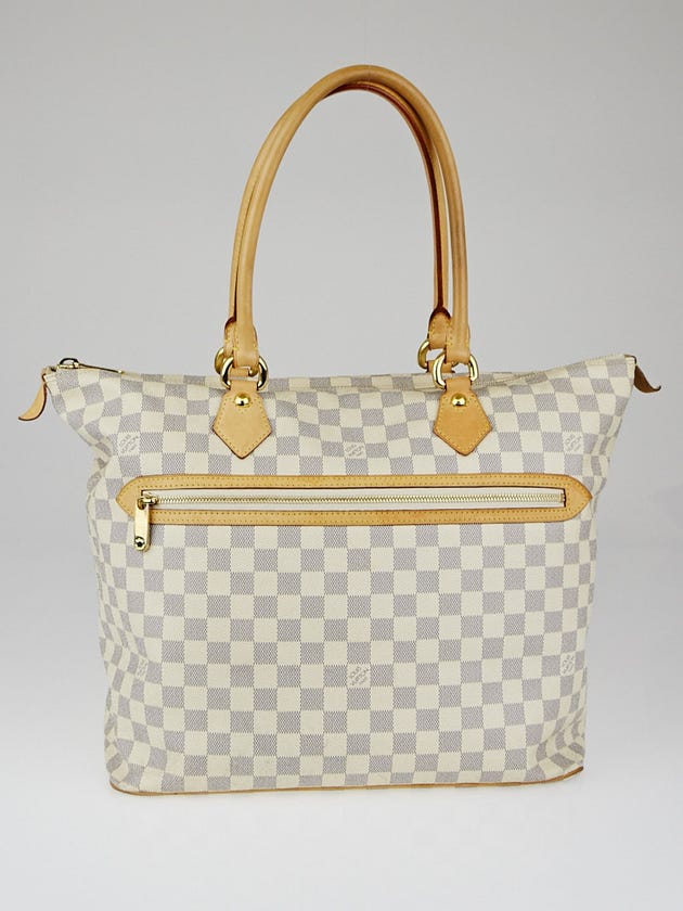 Louis Vuitton Damier Azur Canvas Saleya GM Bag