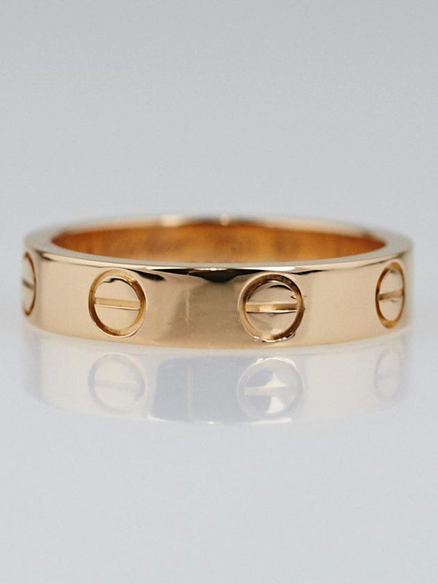 Cartier 18k Gold LOVE Ring Size 4/47