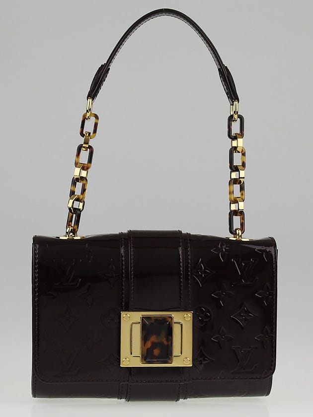 Louis Vuitton Amarante Monogram Vernis Vermont Avenue Clutch Bag