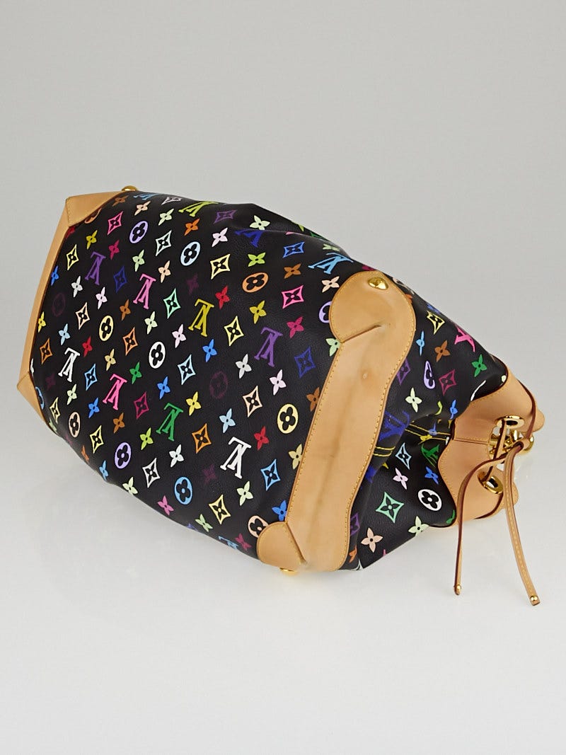 Louis Vuitton Monogram Black Multicolor Ursula Purse Bag DUSTBAG