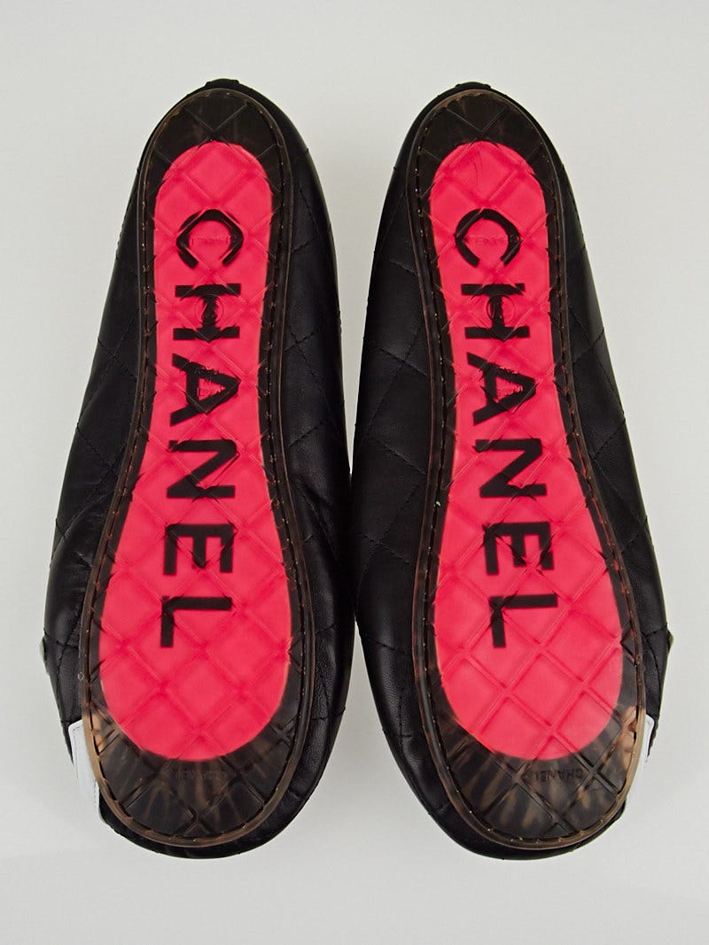 Chanel Ballerina Flats Cambon - pink/black at 1stDibs  chanel cambon  flats, chanel cambon ballet flats, ballerine chanel cambon