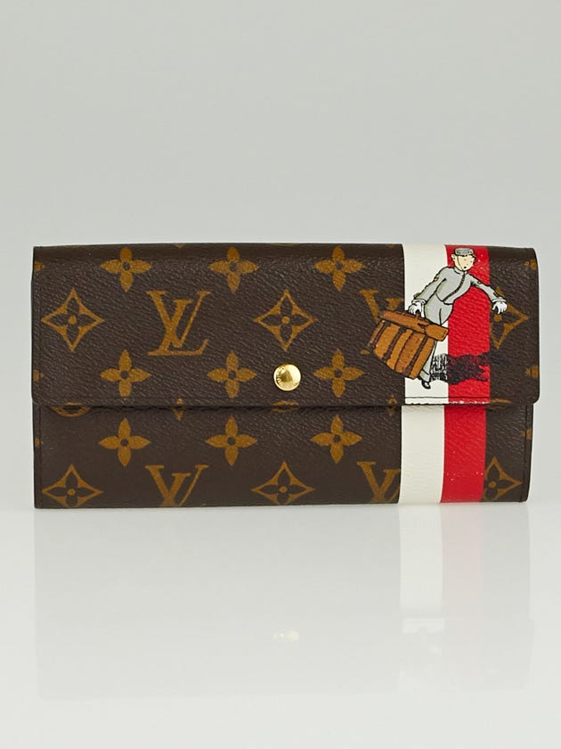 Louis Vuitton Limited Edition Red Monogram Groom Porte Monnaie Wallet