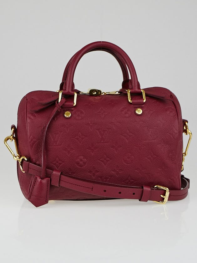 Louis Vuitton Aurore Monogram Empreinte Leather Speedy Bandouliere 25 Bag