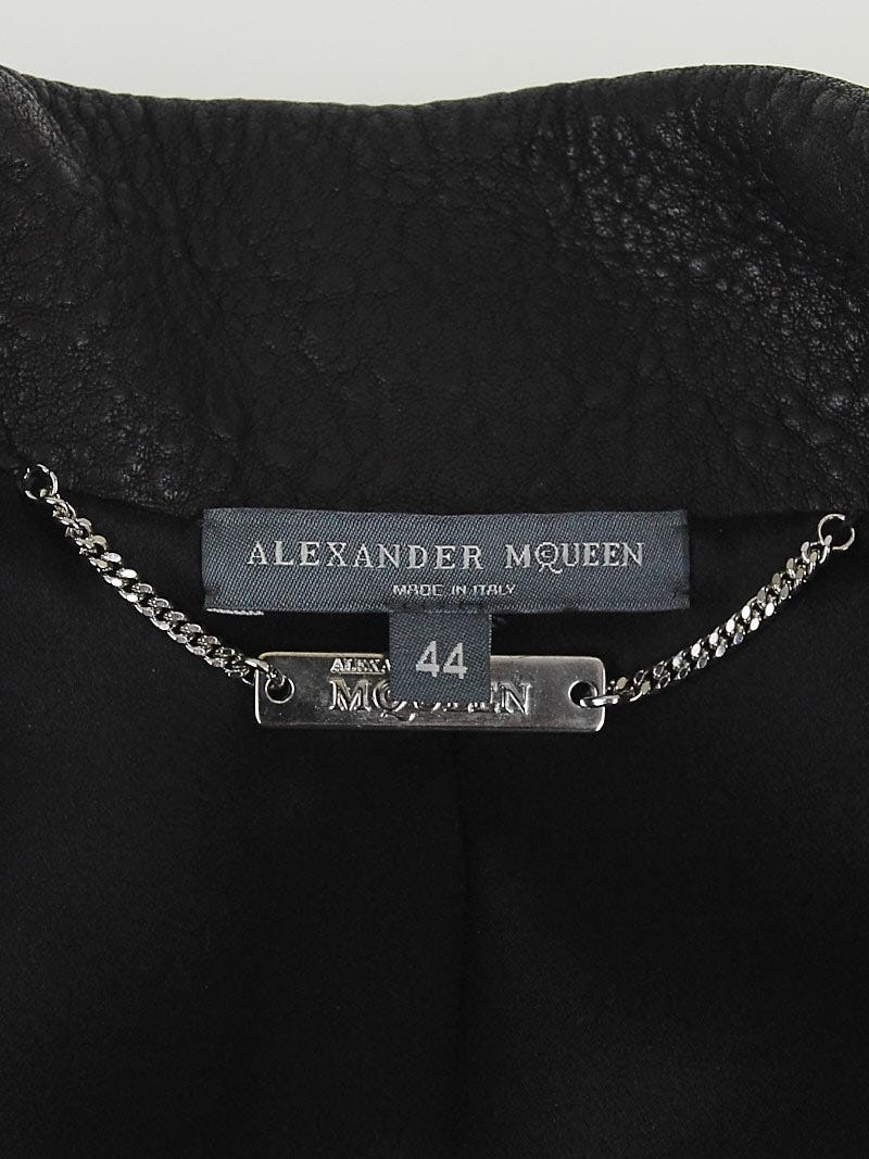 alexander mcqueen black and white dress ARCHIVE main image 1