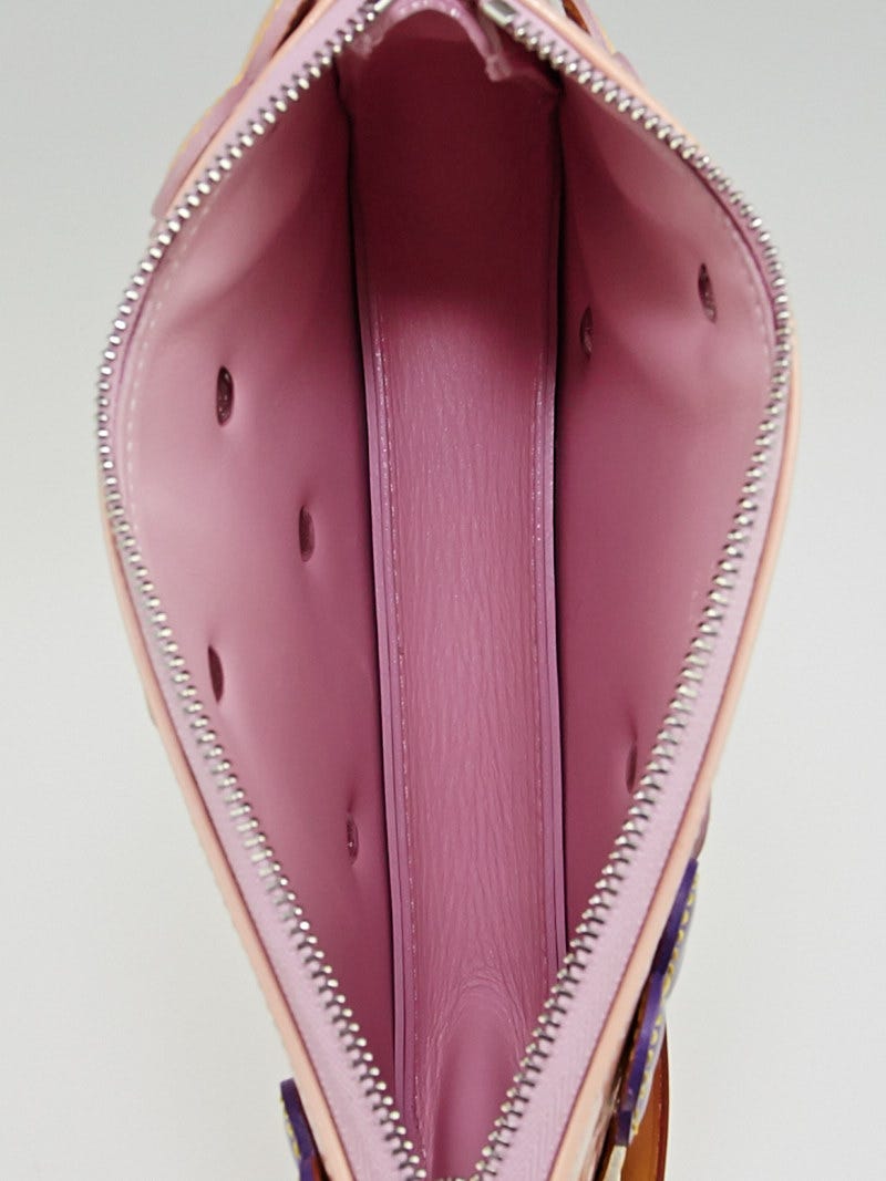 Louis Vuitton Brown Monogram Vernis Pochette Lexington Fleurs Beige Leather  Patent leather ref.730364 - Joli Closet