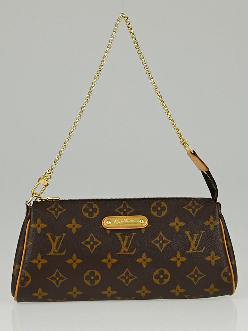 Louis Vuitton Monogram Canvas Eva Clutch Bag w/o Strap - Yoogi's Closet