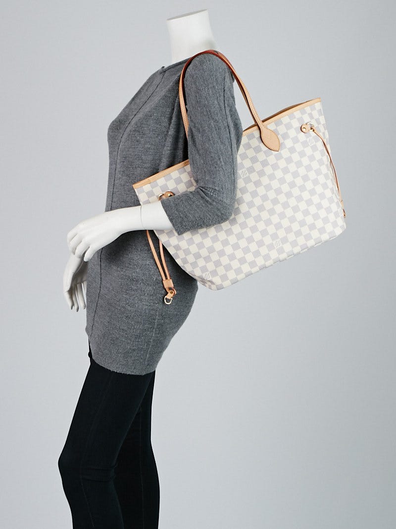 Louis Vuitton Damier Azur Neverfull MM Tote Bag - Yoogi's Closet