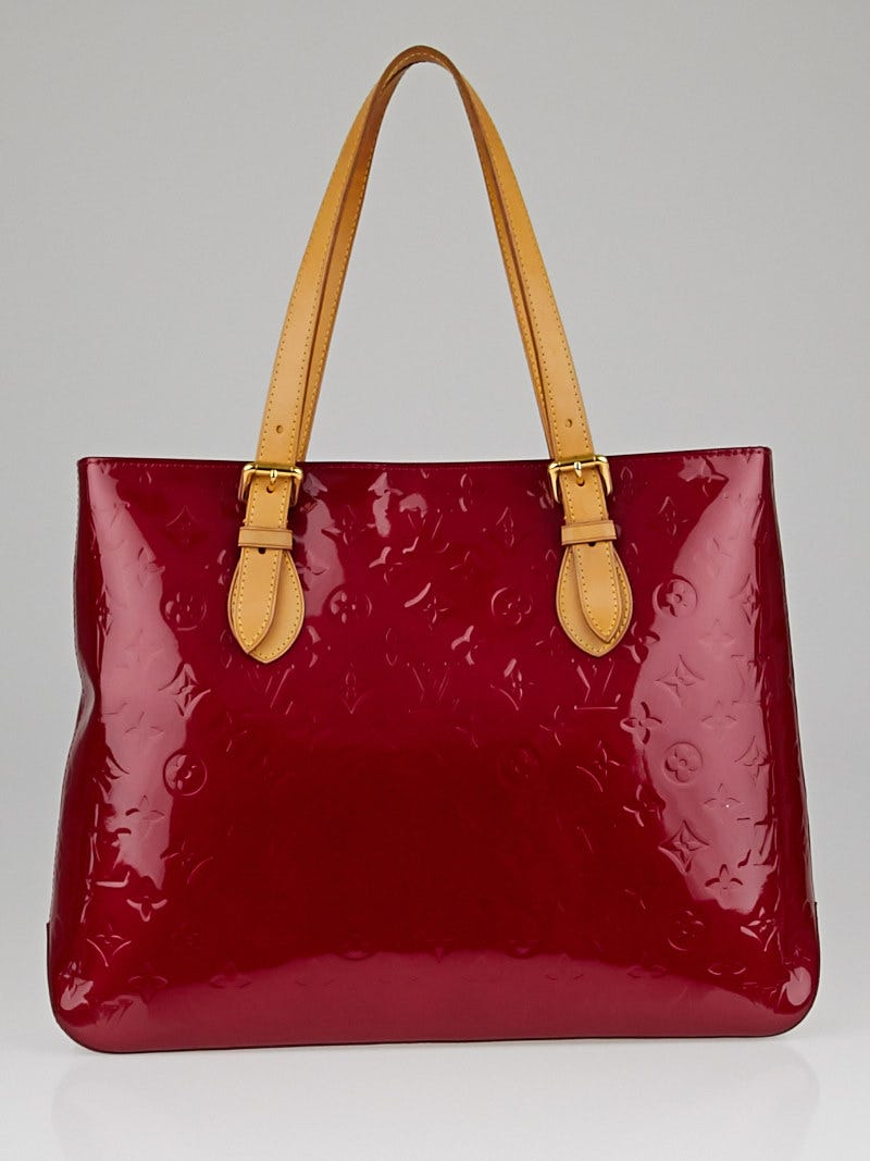 Louis Vuitton Pomme D'Amour Monogram Vernis Brentwood Tote Bag