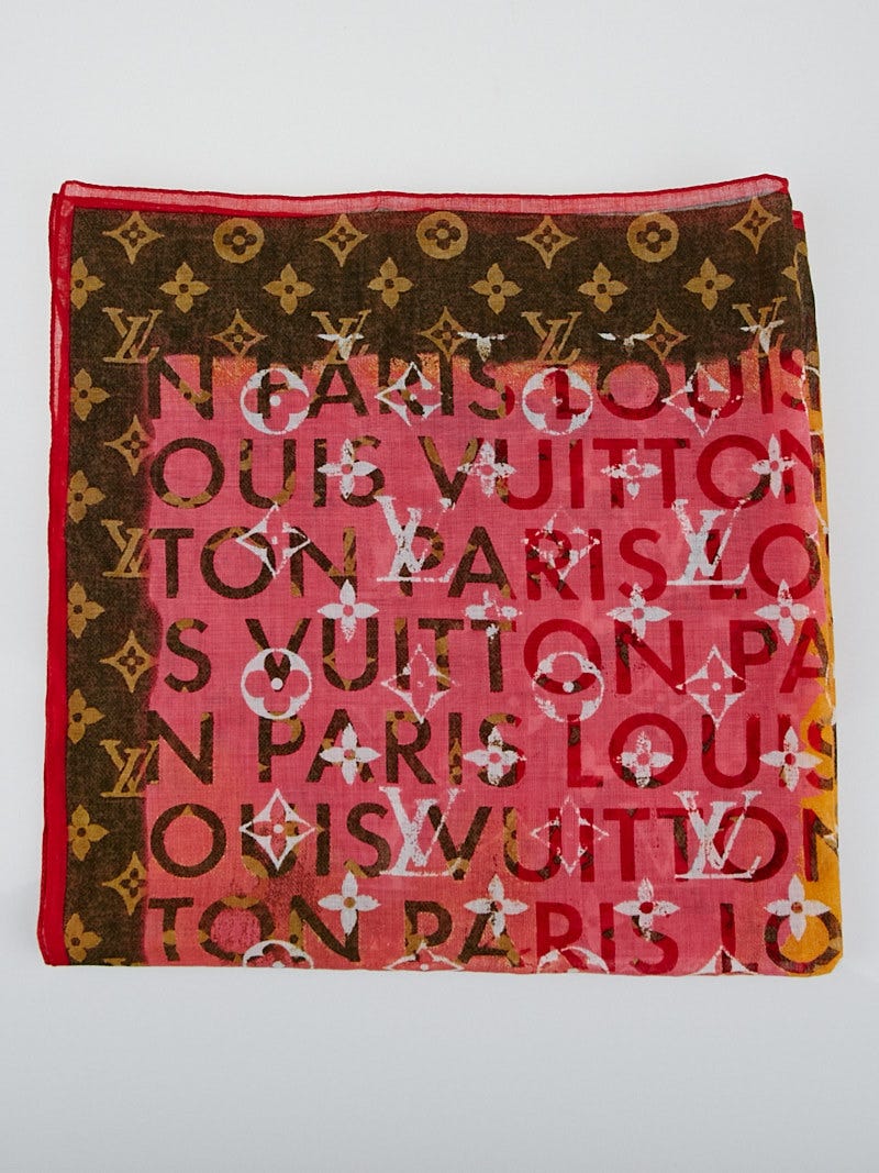 Louis Vuitton scarf in cotton and silk