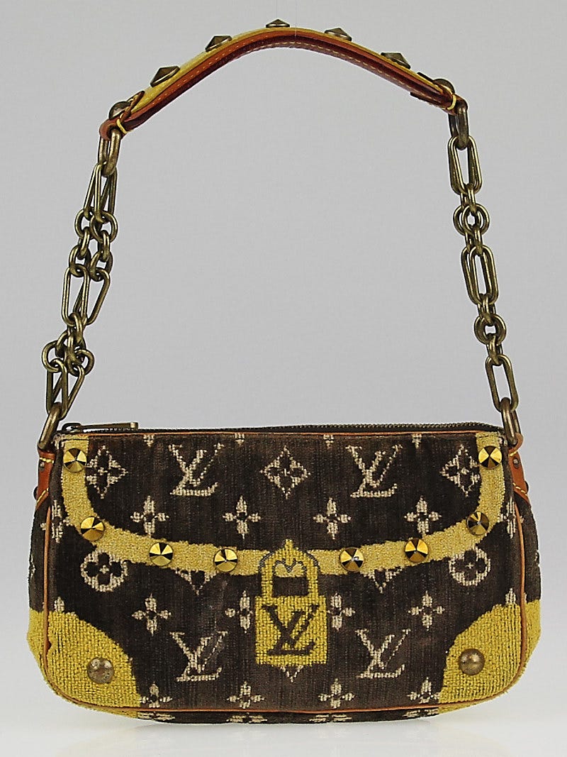 Louis Vuitton Monogram Terry Cloth Pochette Trompe L'oeil Bag