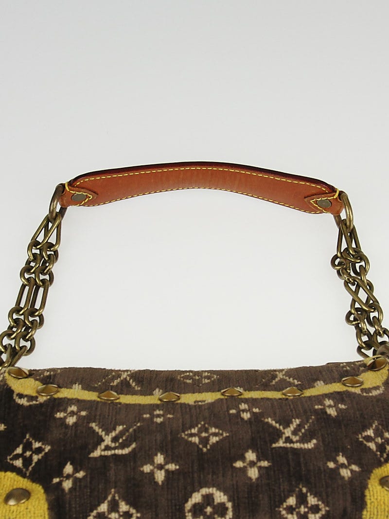 Louis Vuitton Monogram Terry Cloth Pochette Trompe L'oeil Bag at