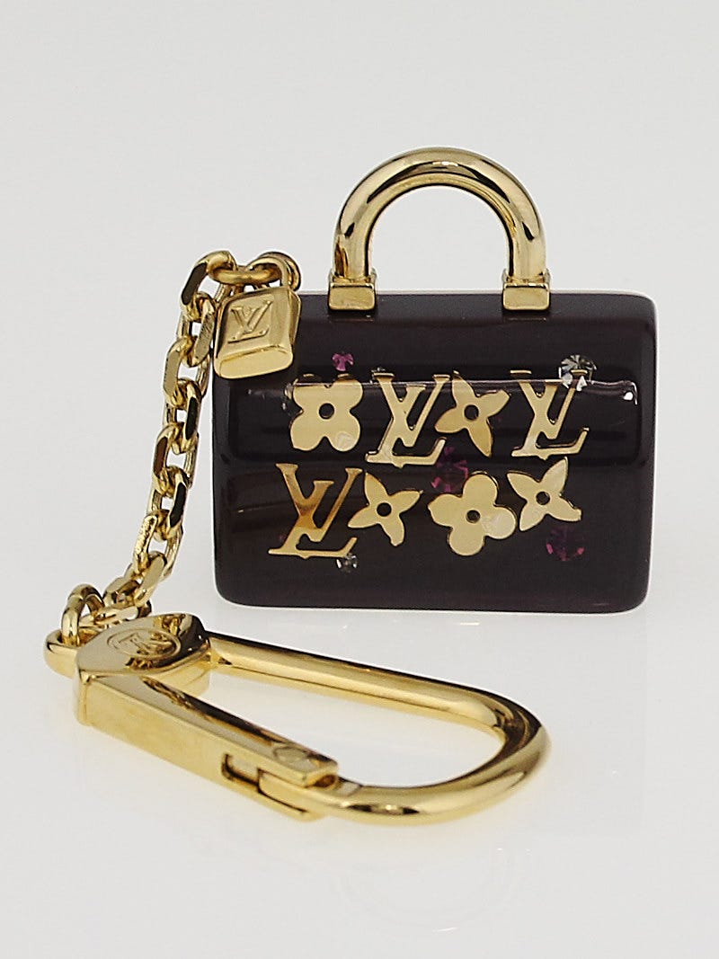Louis Vuitton Purple Inclusion Speedy Key Holder and Bag Charm - Yoogi's  Closet