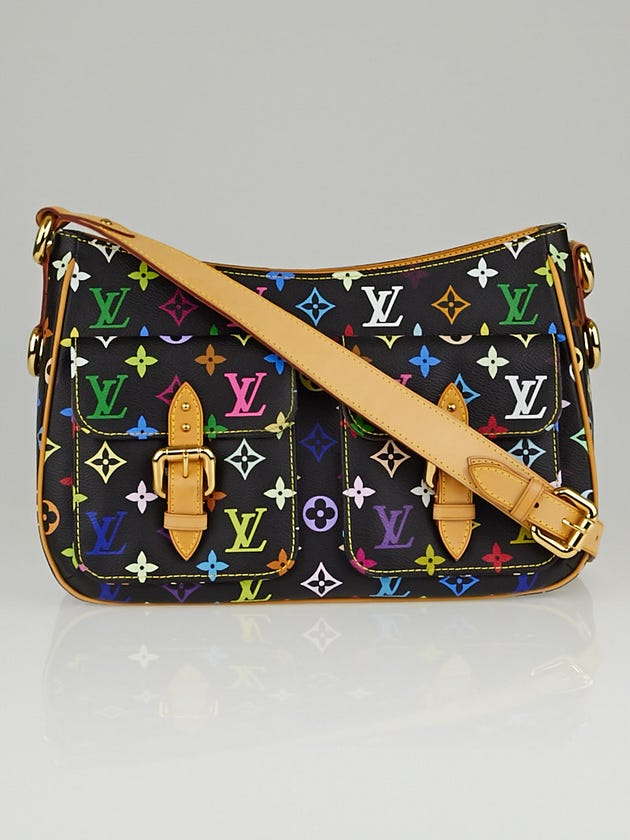 Louis Vuitton Black Monogram Multicolore Lodge GM Bag
