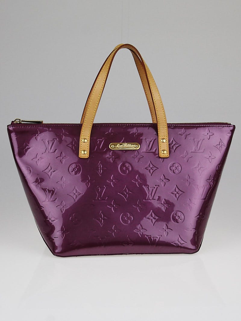 Louis Vuitton Violette Monogram Vernis Bellevue PM Bag - Yoogi's