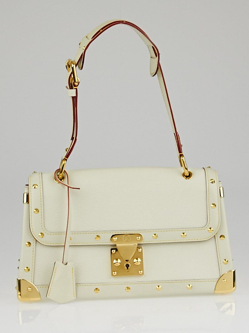 Louis Vuitton, Bags, Louis Vuitton White Suhali Leather Le Talentueux Bag