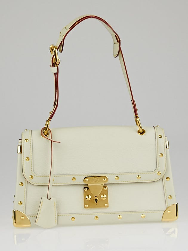 Louis Vuitton White Suhali Leather Le Talentueux Bag