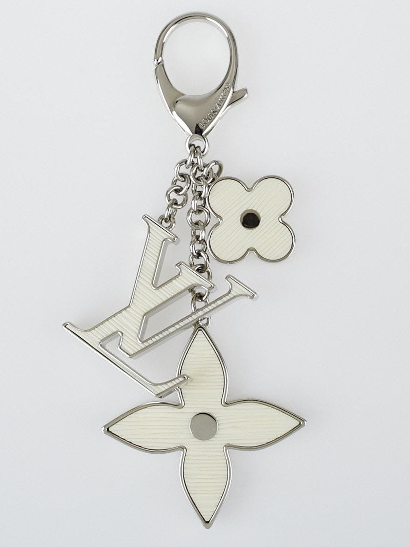 Louis Vuitton Ivory Fleur d'Epi Key Holder and Bag Charm