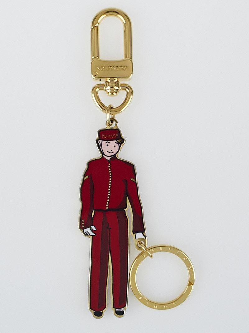 Louis Vuitton Painted Bell Boy Key Holder and Bag Charm - Yoogi's Closet
