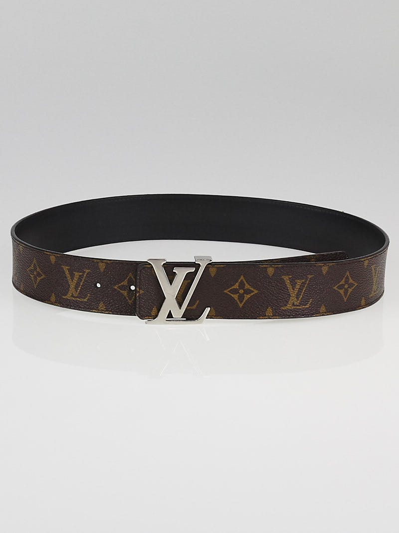 Louis Vuitton Monogram Canvas LV Initiales Belt Reversible Size 80