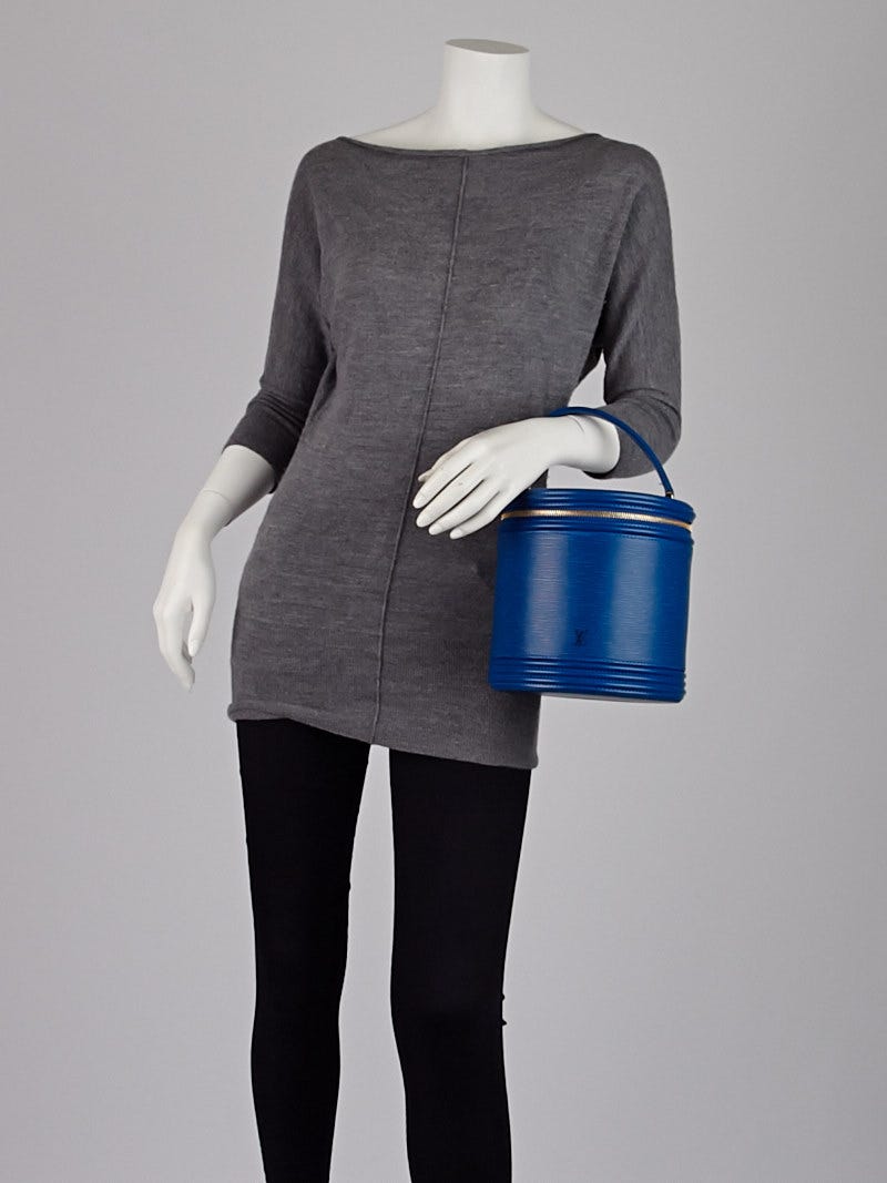 Louis Vuitton Toledo Blue Epi Leather Sellier Dragonne Clutch Bag - Yoogi's  Closet